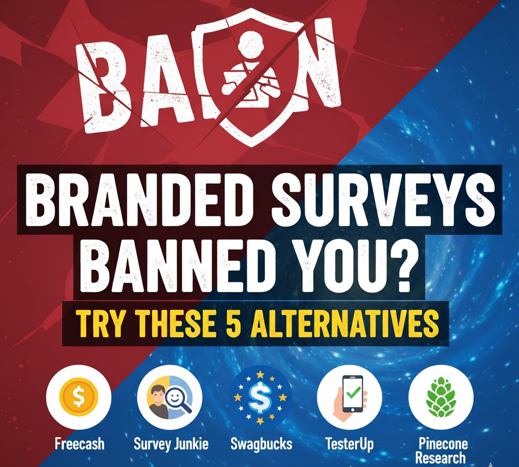 Branded Surveys Banned You? Try These 5 Alternatives