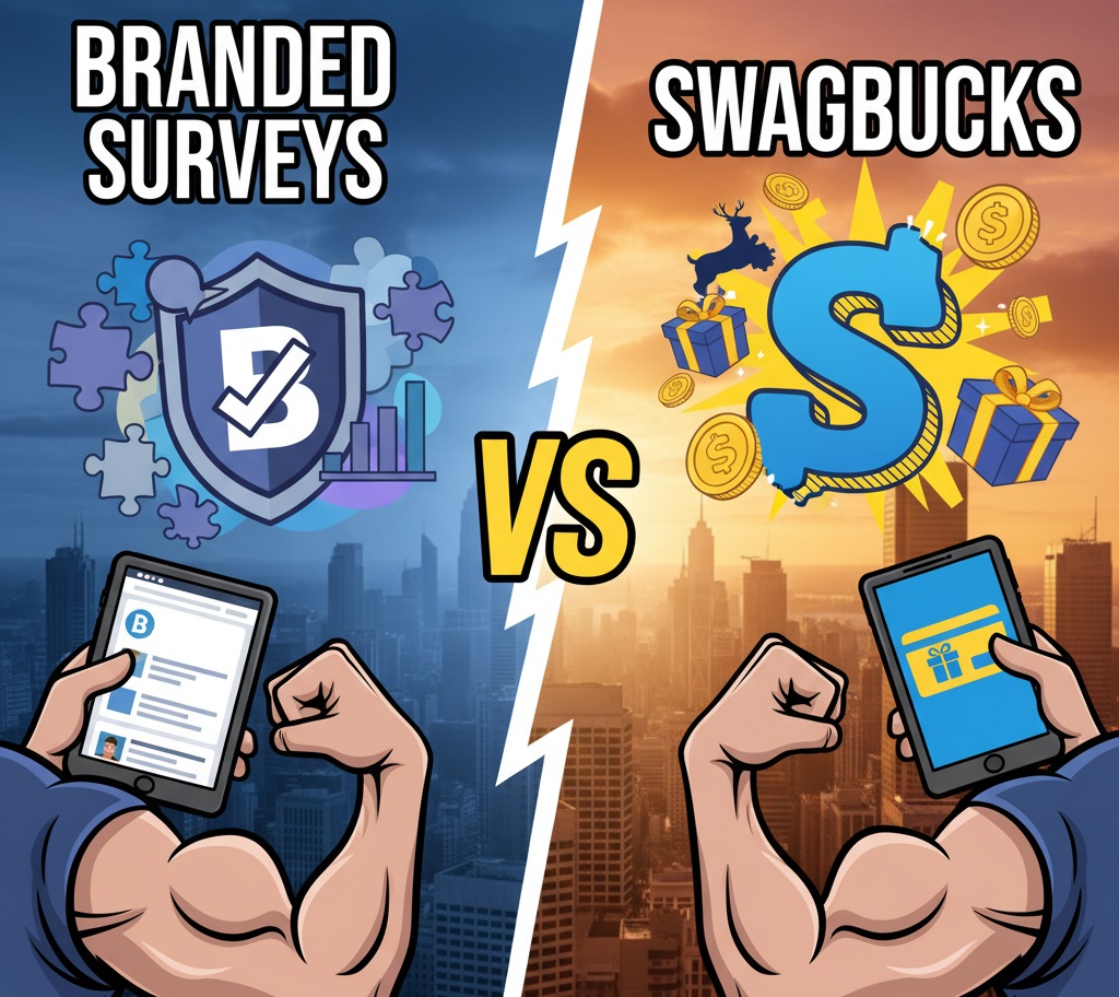branded surveys vs swagbucks