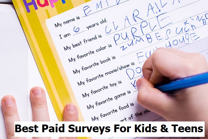 Best Paid Surveys for Kids and Teens | Free And Legit 2026
